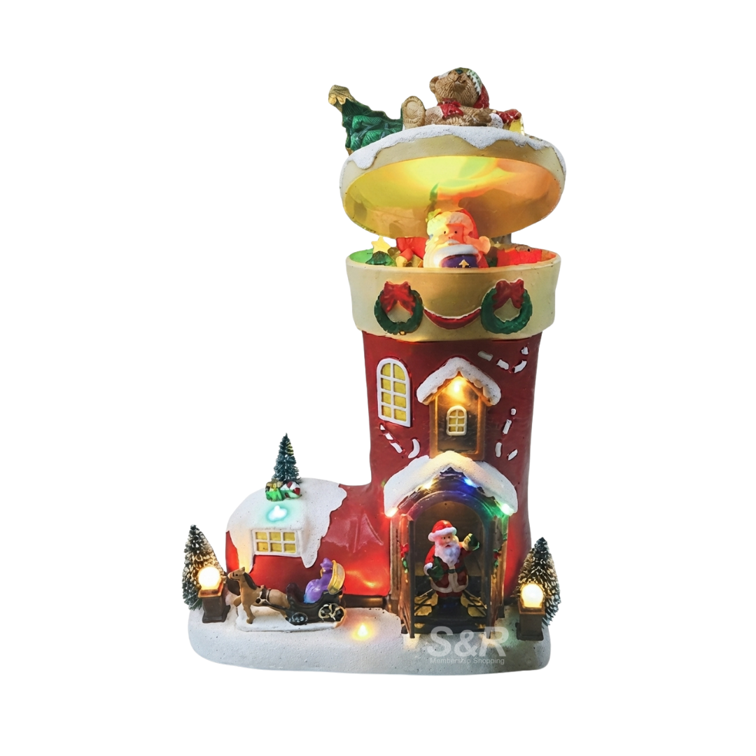 Simply Christmas 34cm Boot with Light